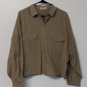 Forest Green Military Top